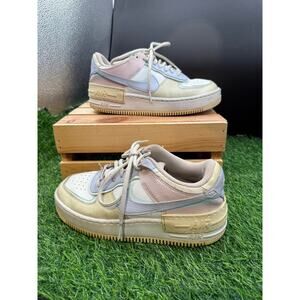 Nike- AF1- Pink/purple/blue/white-Size 7.5W